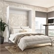 Bowery Hill Contemporary Queen Dual-mount Murphy Wall Bed in White