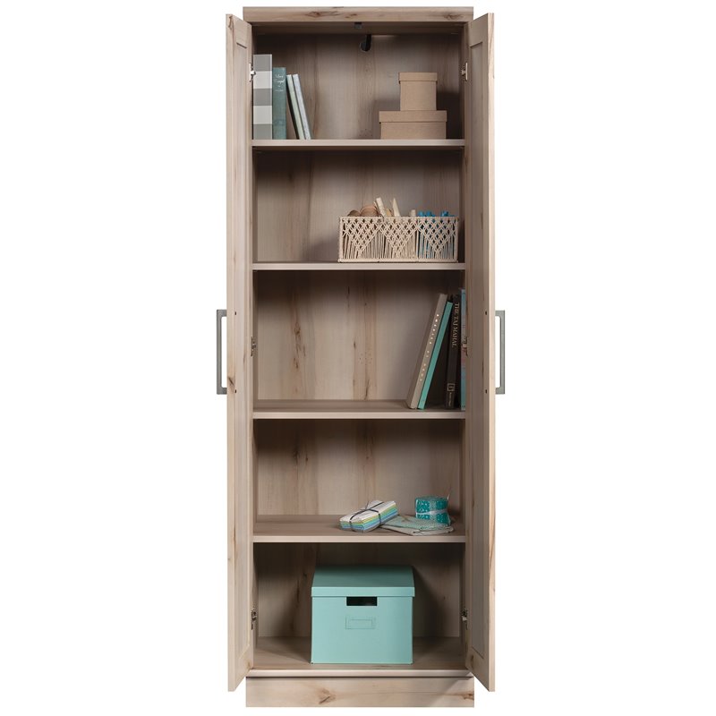 Bowery Hill Engineered Wood Storage Cabinet in Pacific Maple