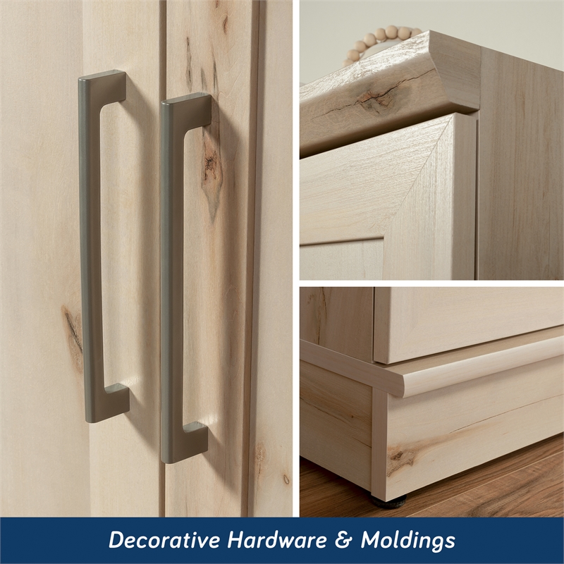 Bowery Hill Engineered Wood Storage Cabinet in Pacific Maple