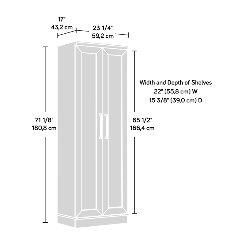 Bowery Hill Engineered Wood Storage Cabinet in Pacific Maple