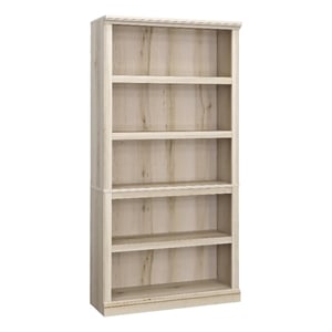Bowery Hill Engineered Wood 5-Shelf Bookcase in Pacific Maple