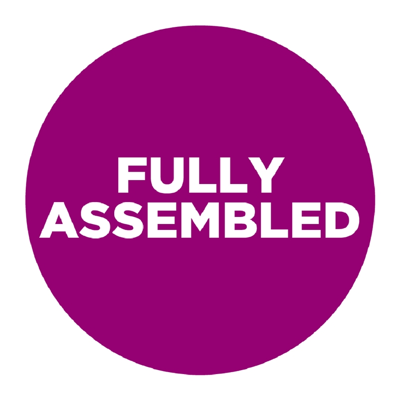 Bowery Hill Wood Nightstand with Drawer/Door Storage & AC/USB Outlet in White