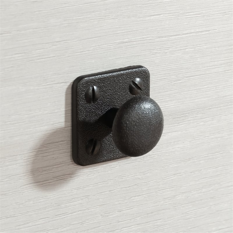 Bowery Hill Engineered Wood Filing Cabinet in Glacier Oak/Rosso Slate Accent