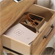 Bowery Hill Engineered Wood Nightstand in Sindoori Mango/Natural