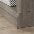 Bowery Hill Modern Engineered Wood 5-Shelf Bookcase in Mystic Oak
