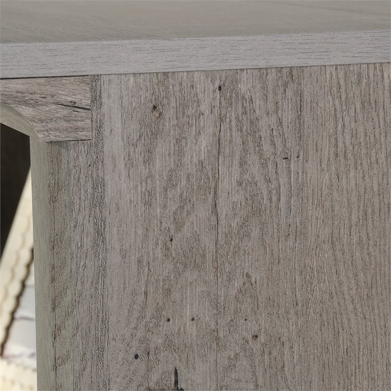 Bowery Hill Modern Engineered Wood 5-Shelf Bookcase in Mystic Oak