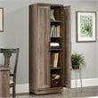 Bowery Hill Engineered Wood Storage Cabinet in Salt Oak Finish