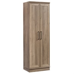 Bowery Hill Engineered Wood Storage Cabinet in Salt Oak Finish