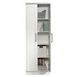 Bowery Hill Contemporary Engineered Wood Storage Cabinet in White Finish