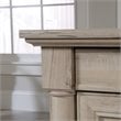 Bowery Hill Engineered Wood Executive Desk in Split Oak Finish