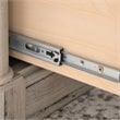 Bowery Hill Engineered Wood Executive Desk in Split Oak Finish