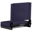 Bowery Hill Grandstand Comfort Seat in Aluminum Frame - Navy