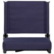 Bowery Hill Grandstand Comfort Seat in Aluminum Frame - Navy