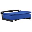 Bowery Hill Grandstand Comfort Seat in Aluminum Frame - Blue