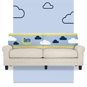 Bowery Hill 78&quot Rolled Arm Sofa with Removable Covers Buckwheat Beige