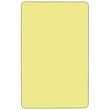 Bowery Hill Rectangular Thermal Fused Top Mobile Activity Table in Yellow