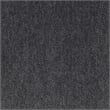 Bowery Hill Fabric Upholstered Sleeper Sectional Chaise Sofa in Dark Gray