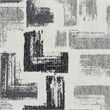 Bowery Hill Fabric Upholstered Sleeper Sectional Chaise Sofa in Dark Gray