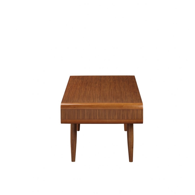 Bowery Hill Wood Halmstad Coffee Table in Rich Walnut Finish