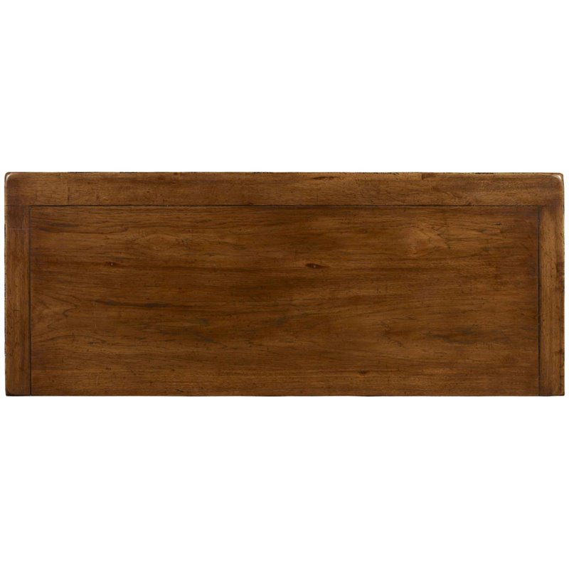 Bowery Hill Modern / Contemporary 5 Drawer Dresser in Pecan Finish