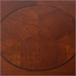 Bowery Hill Traditional Wood 2-Shelf Side Table Brown Cherry
