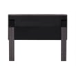 Bowery Hill Fabric California King Tufted Platform Bed in Gray