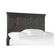 Bowery Hill Modern King Panel Headboard in Weathered Charcoal