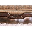 Bowery Hill Traditional Soft Texture Chenille Cushioned Loveseat in Tan