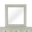 Bowery Hill Portrait Concave Framed Mirror in Weathered White