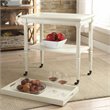 Bowery Hill Modern / Contemporary Tray Table in Antique White