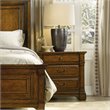 Bowery Hill Modern / Contemporary 3 Drawer Nightstand in Medium Wood