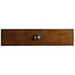 Bowery Hill Modern / Contemporary 3 Drawer Nightstand in Medium Wood