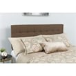 Bowery Hill Modern Tufted Full Panel Headboard in Dark Brown