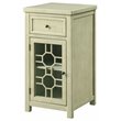 Bowery Hill Modern Wood 1-Drawer Side Table in Antique White