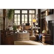 Bowery Hill Traditional / Formal Wood End Table in Saddle Brown