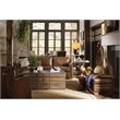 Bowery Hill Traditional / Formal Wood End Table in Saddle Brown