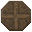 Bowery Hill Traditional / Formal Wood End Table in Saddle Brown