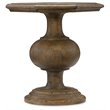 Bowery Hill Traditional / Formal Wood End Table in Saddle Brown
