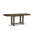 Bowery Hill Modern Extendable Counter Height Dining Table in Brown