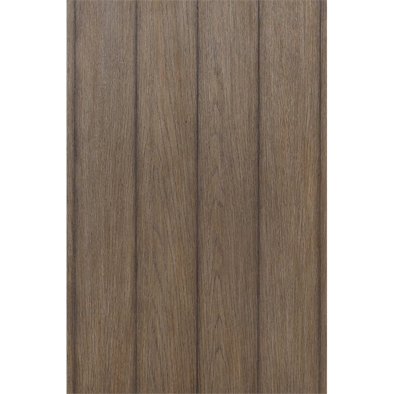 Bowery Hill Modern 3 Piece Coffee Table Set in White and Oak