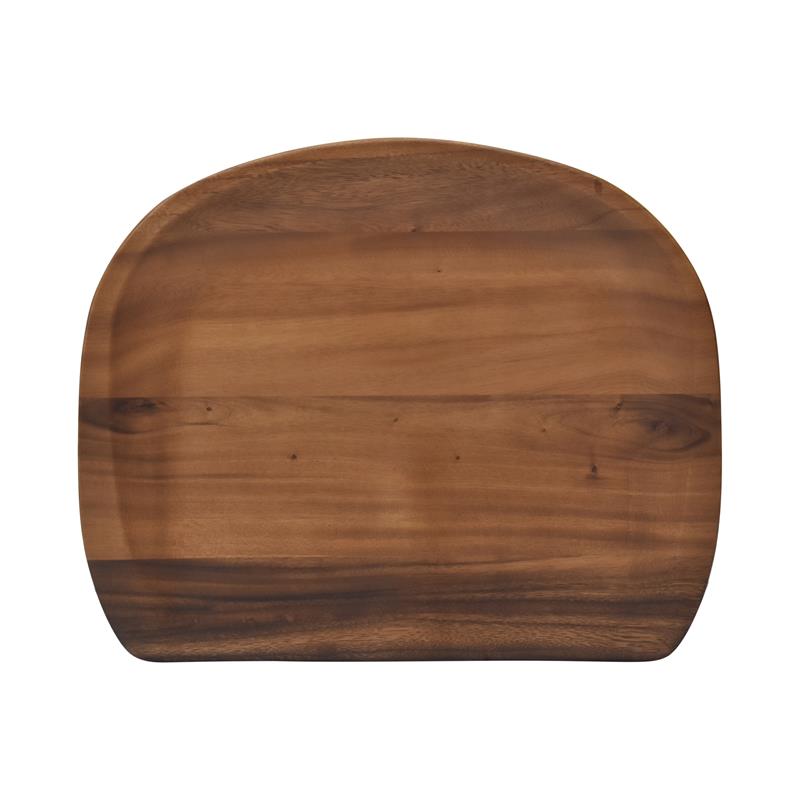 Bowery Hill Contemporary Natural Solid Acacia Wood Counter Stool