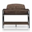 Bowery Hill Modern Wood 3-Shelf Console Table in Reclaimed Oak
