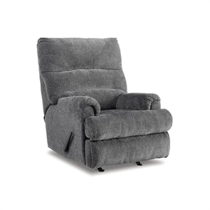 Bowery Hill Modern / Contemporary Rocker Recliner in Graphite