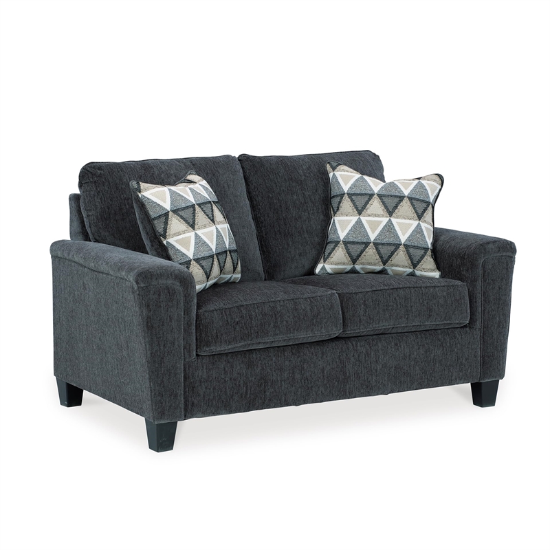 Bowery Hill Modern / Contemporary Loveseat in Natural Finish