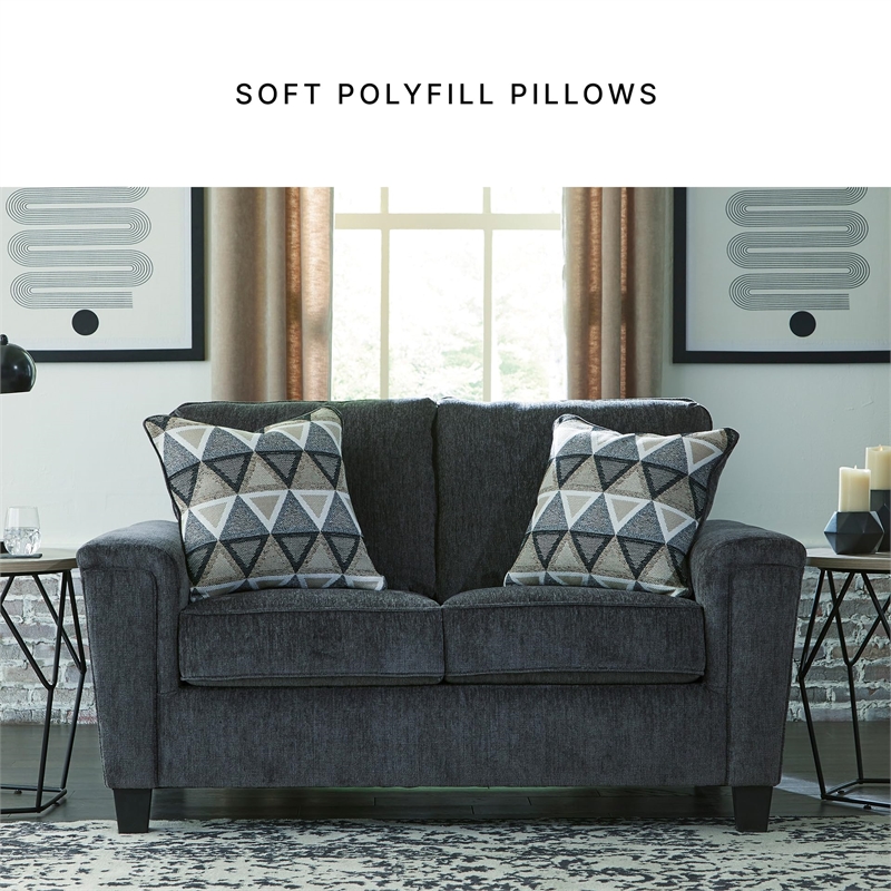 Bowery Hill Modern / Contemporary Loveseat in Natural Finish