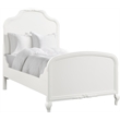 Bowery Hill Modern / Contemporary Twin Panel Bed in White Finish