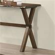 Bowery Hill Transitional Solid Wood Console Table in Walnut Finish