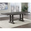 Bowery Hill Mango Dusky Cedar Brown Dining Set Rectangular Plank Effect 108