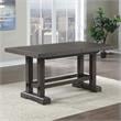Bowery Hill Mango Dusky Cedar Brown Dining Set Rectangular Plank Effect 108