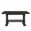 Bowery Hill Mango Dusky Cedar Brown Dining Set Rectangular Plank Effect 108